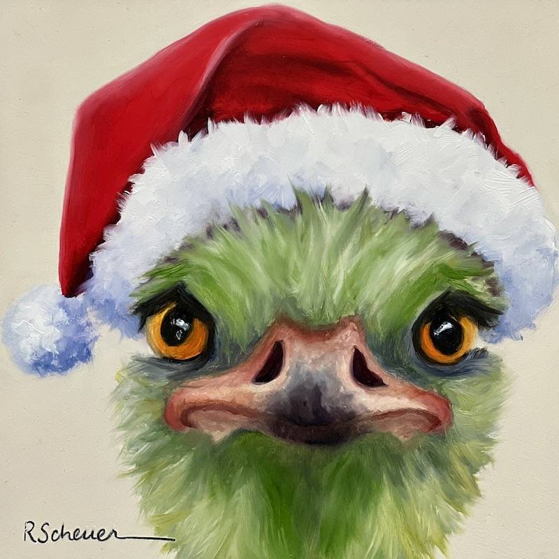 Grinchy Ostrich