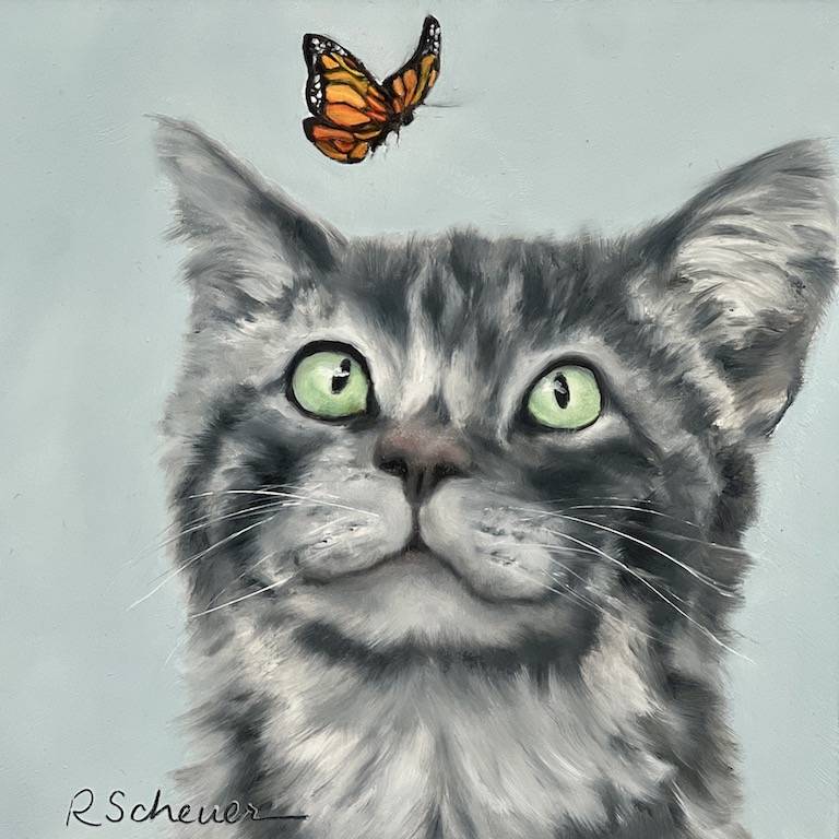 Kitty and Butterfly